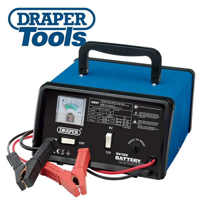 Draper 6/12V Battery Charger, 4.2A 20486 Draper  - Dynamic Drive