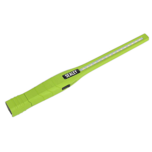 Sealey Rechargeable 360 Slim Inspection Light 8W & 1W SMD LED Green Lithium-ion Sealey  - Dynamic Drive