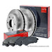 Genuine APEC Front Brake Discs & Pads Set Vented for Mazda Demio Apec  - Dynamic Drive