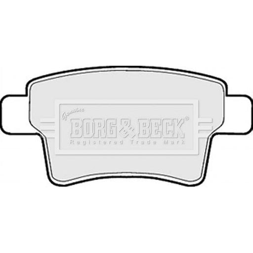 Genuine Borg & Beck Rear Brake Pads fits Citroen C4 Picasso 07 BBP2029 Borg & Beck  - Dynamic Drive