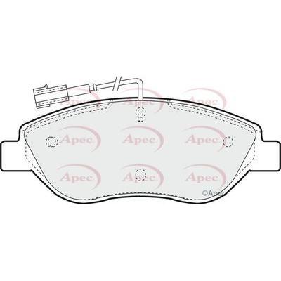 Apec Brake Pads Front Fits Alfa Romeo Mito Fiat Bravo Stilo