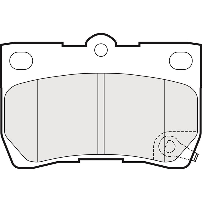 Apec Brake Pads Rear Fits Lexus Gs300 Gs430 Gs450 Gs460 Is200 Is220 Is250 Toyota Apec  - Dynamic Drive