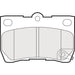 Apec Brake Pads Rear Fits Lexus Gs300 Gs430 Gs450 Gs460 Is200 Is220 Is250 Toyota Apec  - Dynamic Drive