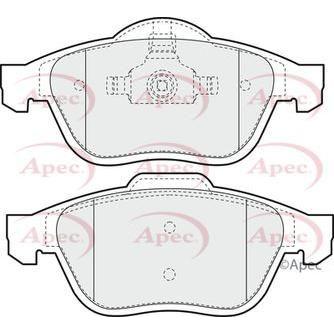 Apec Brake Pads Front Fits Renault Espace Laguna Vel Satis