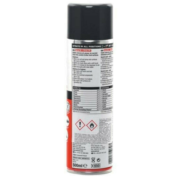 2 x Holts Engine & Parts Degreaser Spray Cleaner Car Grease Dirt Remover 500ml Holts  - Dynamic Drive