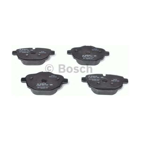 Bosch Brake Pad Set Bp1354 fits BMW 5 520d Efficient Dynamics - 2.0 - 10-14 0986