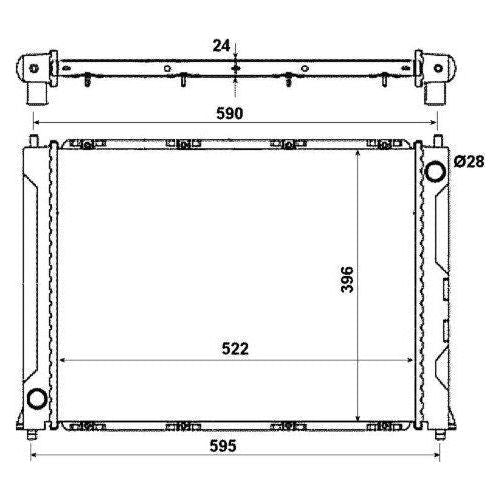 NRF Radiator 50121