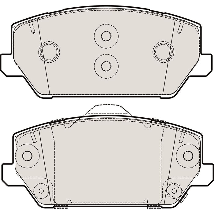 Apec Brake Pads Front Fits Hyundai I30