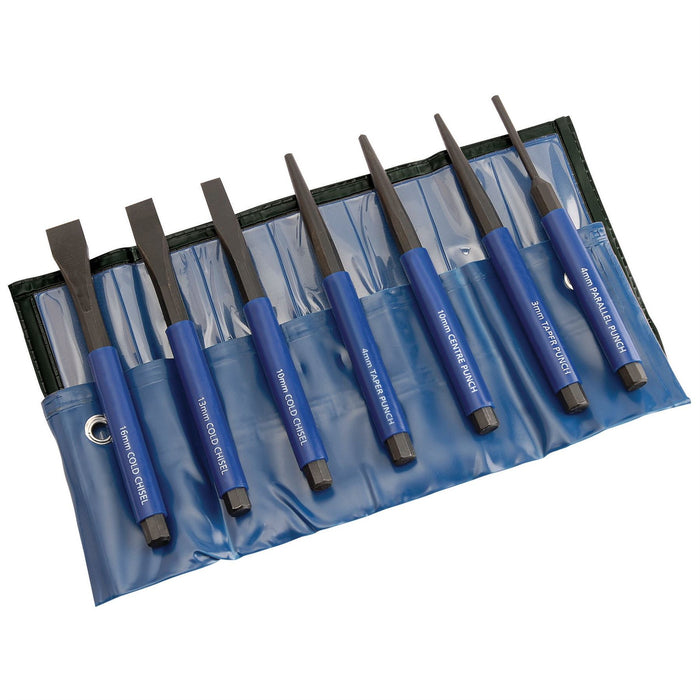 Draper Chisel and Punch Set (7 Piece) 23187 Draper  - Dynamic Drive