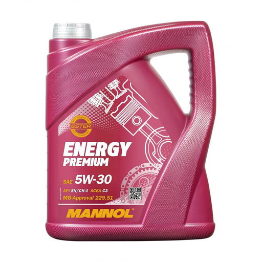 Mannol Premium 5w30 Fully Synthetic 5L Long Life Engine Oil Low Saps C3 dexos2 Mannol  - Dynamic Drive