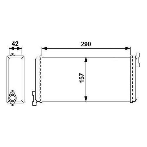 NRF Heater Radiator 54240