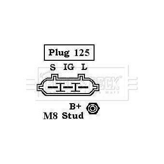 Genuine Borg & Beck Alternator fits Toyota Landcruiser BBA2418