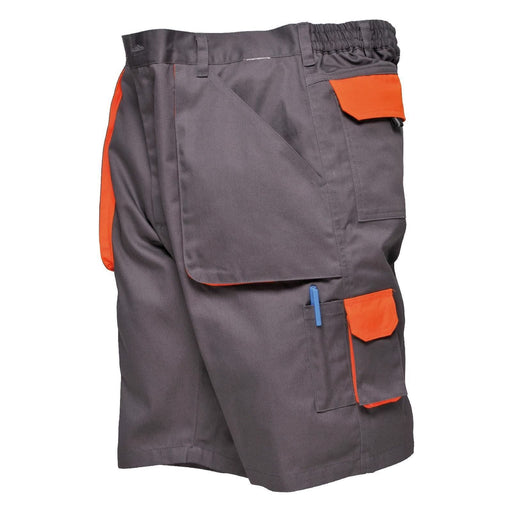 Portwest Texo Contrast Shorts - Charcoal - XX Large Portwest  - Dynamic Drive