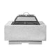 Dellonda Square Fire Pit with BBQ Grill Safety Mesh Screen Fire Poker Light Grey Dellonda  - Dynamic Drive