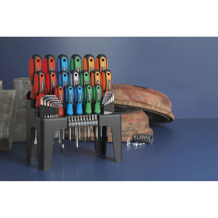 Sealey Screwdriver Hex Key & Bit Set 44pc S01090