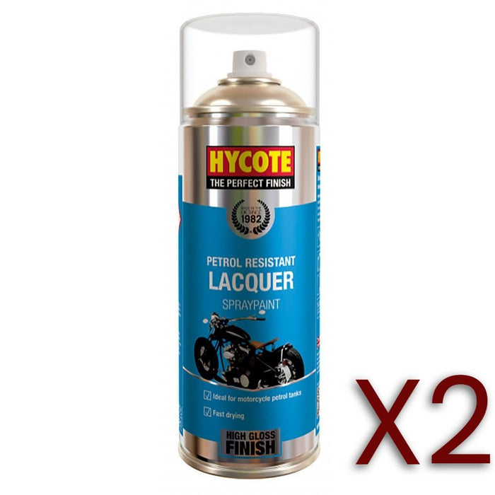 2x Hycote XUK435 Petrol Resistant Lacquer 400ml