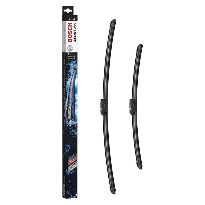 BOSCH A310S Aerotwin Front Wiper Blades Set for FORD MONDEO MK4 2007 - 2014