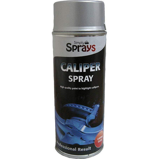 BRAKE CALIPER PAINT SILVER HIGH Heat 260°C Resistant Spray Lacquer Simply  - Dynamic Drive