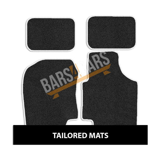 Fully Tailored White Trim Carpet Mats for Hyundai I-20 Set of 4 With 4 Clips UKB4C  - Dynamic Drive