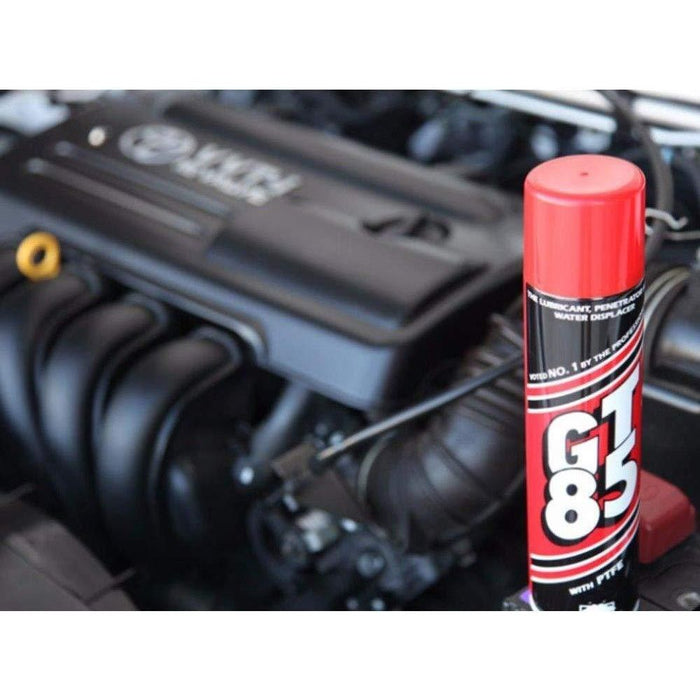 6x GT85 Aerosol Cans PTFE Chain Lubricant GT 85 Water Displacer GT85 400ml GT85  - Dynamic Drive