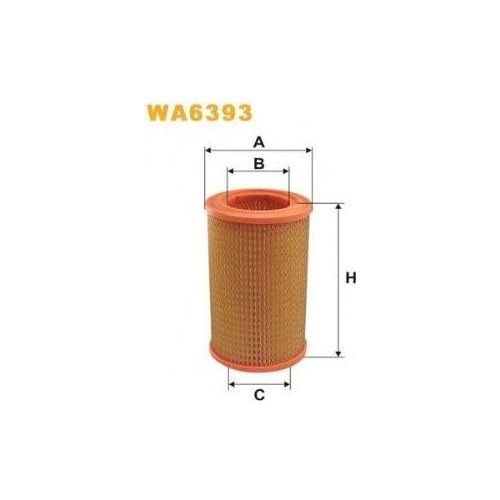 Genuine WIX Air Filter Round fits Skoda Estelle - 1.2 - 76-89 WA6393 Wix Filters  - Dynamic Drive