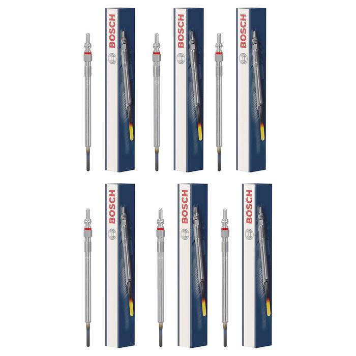 6x Bosch Glow Plugs for MERCEDES W164 3.0 4.0 ML280 ML300 ML320 ML350 ML450 CDI