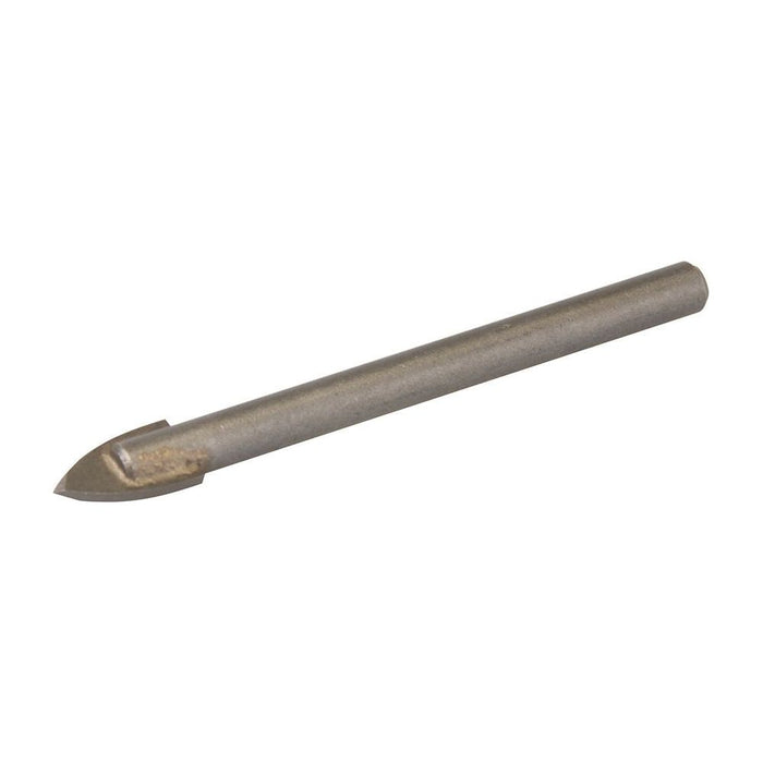 Silverline Tile & Glass Drill Bit Round Shank 8mm Silverline  - Dynamic Drive