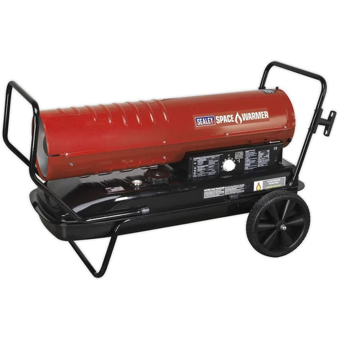 Sealey Space Warmer® Paraffin/Kerosene/Diesel Heater 215,000Btu/hr with Wheels Town Parts  - Dynamic Drive