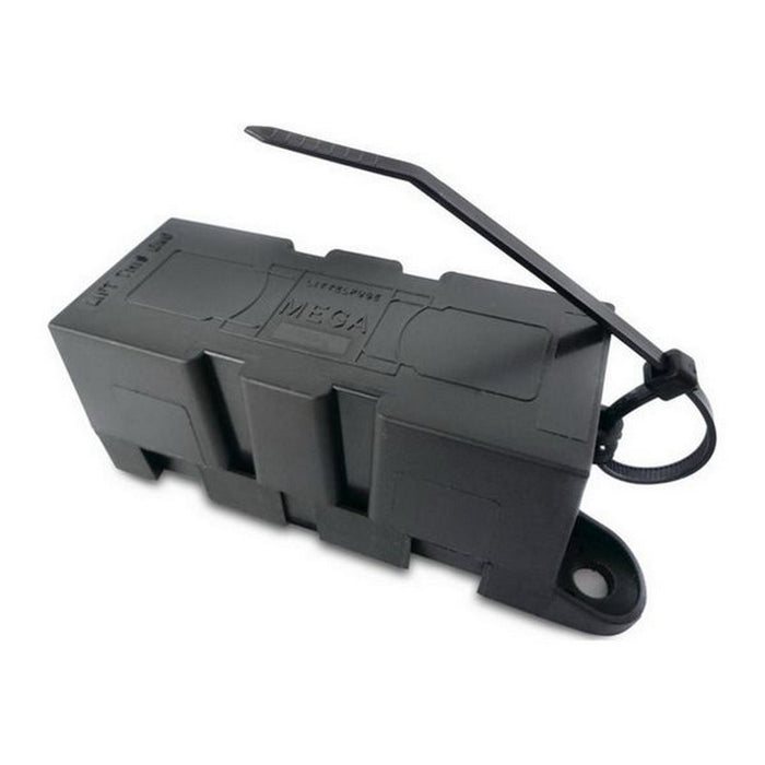 AG Fuse Holder Mega Black Plastic (No Fuse)