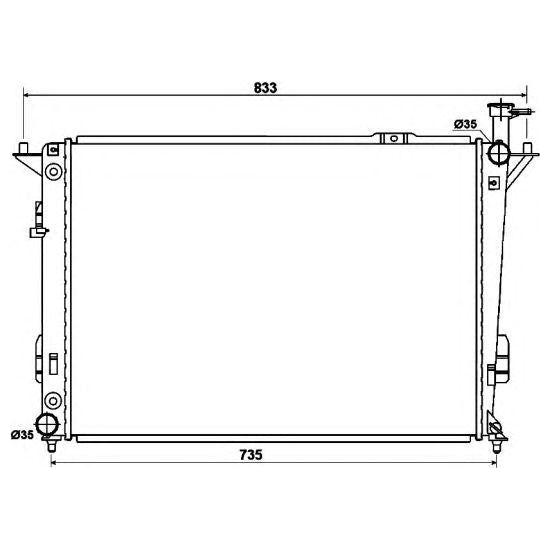 NRF Radiator 53168