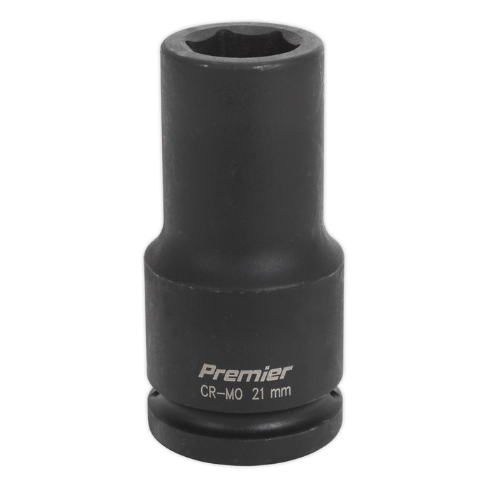 Sealey Impact Socket 21mm Deep 3/4"Sq Drive IS3421D