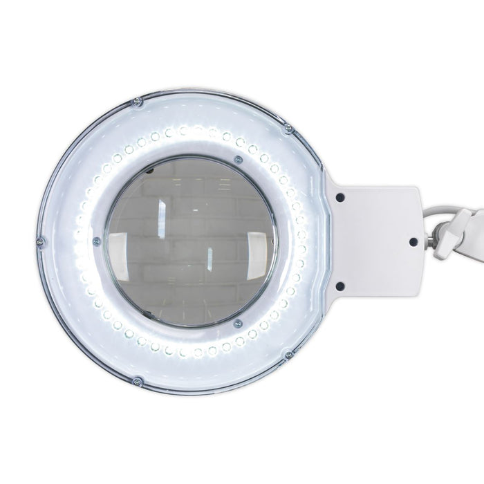 Sealey Bench Mounting Magnifying Work Light 48 SMD LED 230V WL483D Sealey  - Dynamic Drive