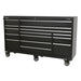 Sealey Rollcab 15 Drawer 1845mm Heavy-Duty Black PTB183015 Sealey  - Dynamic Drive