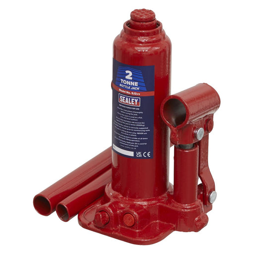 Sealey Bottle Jack 2 Tonne SJ2 Sealey  - Dynamic Drive