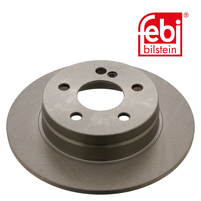 Pair of Febi Rear Solid Brake Discs for Mercedes C Class  4231312 Febi Bilstein  - Dynamic Drive