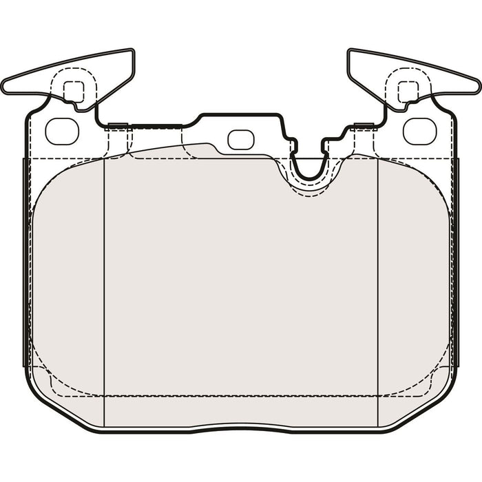 Apec Brake Pads Front Fits BMW 2 Series 3 4 Apec  - Dynamic Drive