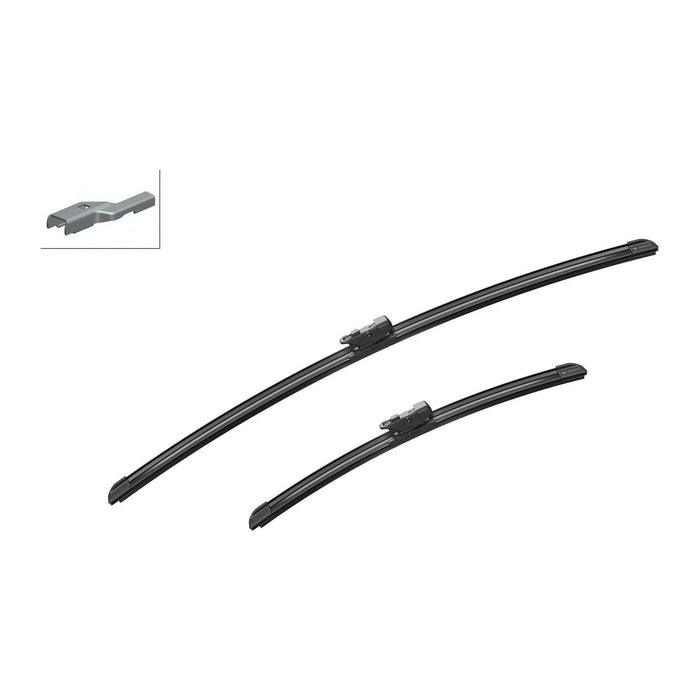 Bosch Aerotwin Flat Blade A539S Front Window Windscreen Wiper Blade Set Pair