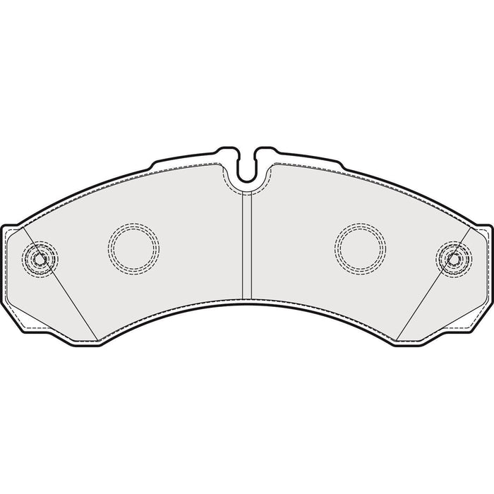 Apec Brake Pads Rear Fits Nissan Cabstar