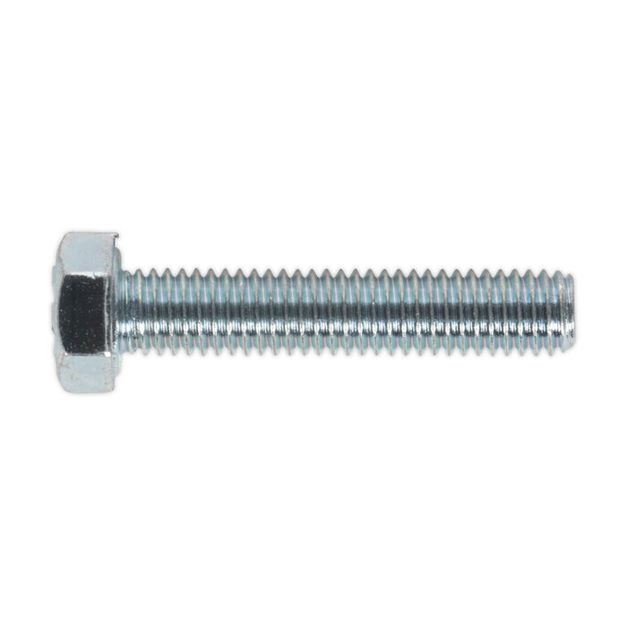 Sealey HT Setscrew M5 x 25mm 8.8 Zinc Pack of 50 SS525