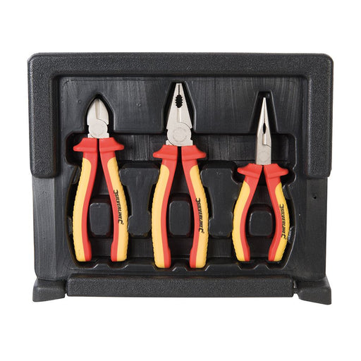 Silverline Expert VDE Pliers Set 3pce 3pce Silverline  - Dynamic Drive