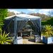 Event Shelter Gazebo 3.6m x 3.6m Outdoor Camping Motorhome Caravan Maypole  - Dynamic Drive