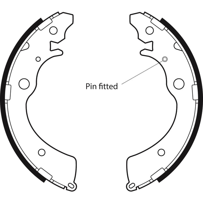 Apec Brake Shoe Rear Fits Honda Accord Civic Cr-V Hr-V S-Mx Suzuki Carry Jimny