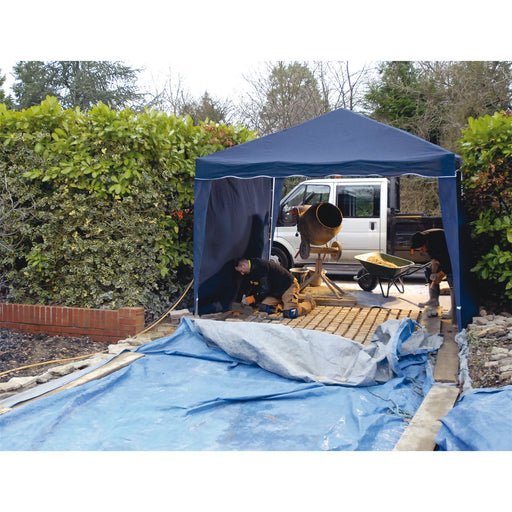 Draper Gazebo Side Panels, 3 x 1.9m, Blue (Pack of 2) 02577 Draper  - Dynamic Drive