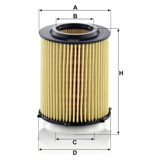 Genuine Mann Oil Filter for Mercedes A Class 2015- HU7044Z Mann & Hummel  - Dynamic Drive