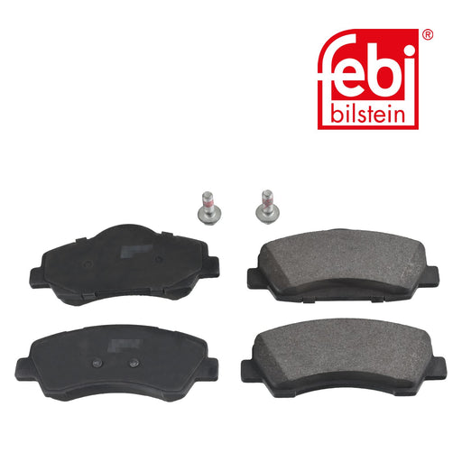 Genuine FEBI Front Brake Discs & Pads Set Solid for Citroen C-Elysee Febi Bilstein  - Dynamic Drive