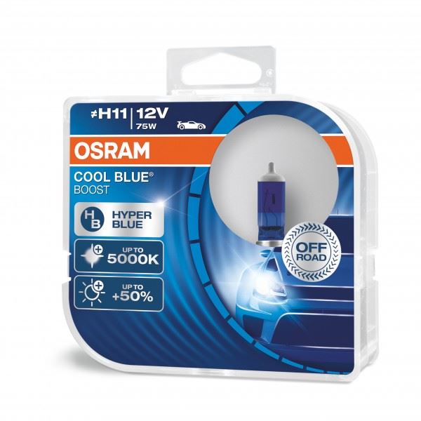 Osram Performance Bulbs - 12V 75W PGJ19-2 - COOL BLUE BOOST Osram  - Dynamic Drive