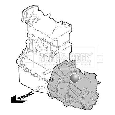 Genuine Borg & Beck Engine Mounting fits Citroen XM 9300 BEM3223 Borg & Beck  - Dynamic Drive