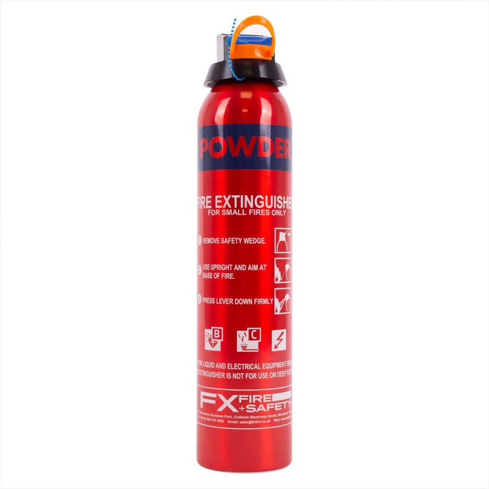 2 x 600G Gram Bc Powder Fire Extinguisher Car Home Caravan Van Portable Compact UKB4C  - Dynamic Drive