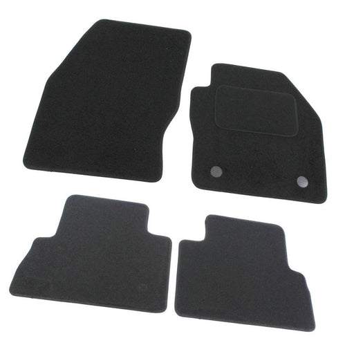 Fully Tailored Black Carpet Car Mats for Ford C-Max 13> Set of 4 With 2 Clips UKB4C  - Dynamic Drive