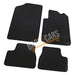 Blue Trim TailoBlue Black Rubber Car Mats for Citroen Ds3 10> Set of 4 With 2 Clips UKB4C  - Dynamic Drive